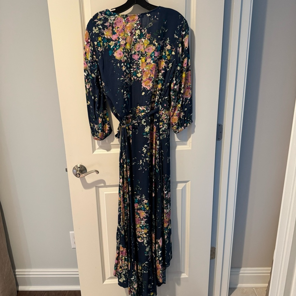 Love stitch Floral blue Midi Dress - Zimmermann lookalike | Medium - Picture 7 of 8